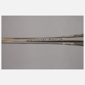 Silber Konvolut Dessertbesteck