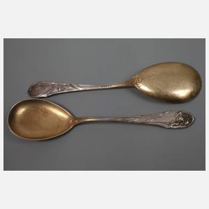 Bruckmann sechs Eislöffel Weltausstellung