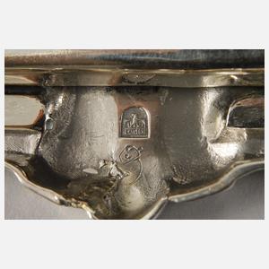 Kayserzinn Tischspiegel