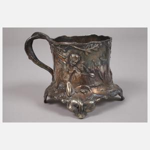 WMF Geislingen fünf Teeglashalter