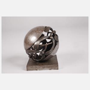 Edgar Brandt Briefbeschwerer "Boule de Gui"