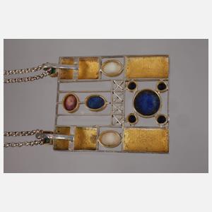 Anhänger in der Art der Wiener Werkstätten