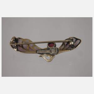 Levinger & Bissinger, Brosche Fensteremaille