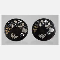 Paar Manschettenknöpfe mit Perlmutt111