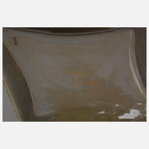 Daum Nancy Vase mit Mohnblüte