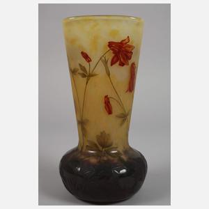 Daum Nancy Vase Fuchsiendekor