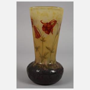 Daum Nancy Vase Fuchsiendekor