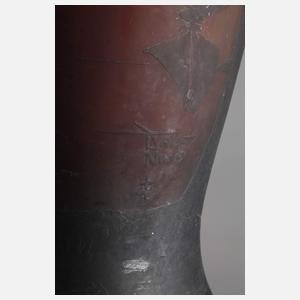 Daum Nancy Vase Landschaftsdekor