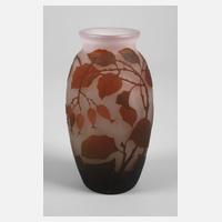 Arsall Ätzglasvase Hagebuttendekor111