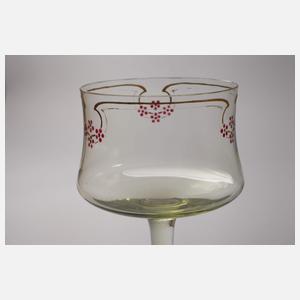 Sechs elegante Weinrömer