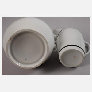 Kaiser's Kaffee "Lachende Kaffeekanne“ und Gießer