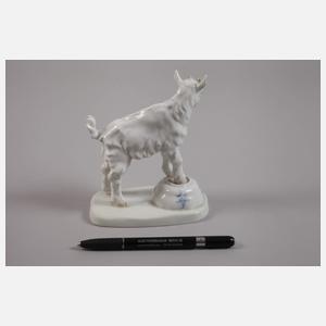 Meissen "Ziegenbock auf Napf, klein"