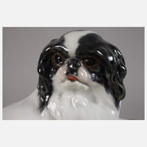 Meissen "Japanischer Chinhund auf Kissen"