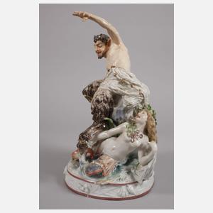 Meissen "Satyr und Nymphen"