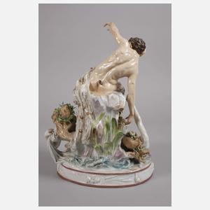 Meissen "Satyr und Nymphen"