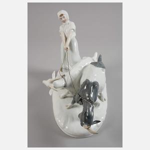 Meissen ”Mädchen mit Ziegen”