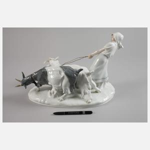 Meissen ”Mädchen mit Ziegen”