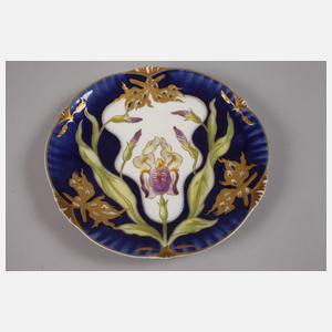 Nymphenburg prunkvoller Dessertteller Jugendstil