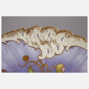 Nymphenburg prunkvoller Dessertteller Jugendstil