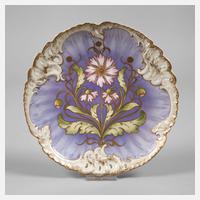 Nymphenburg prunkvoller Dessertteller Jugendstil111