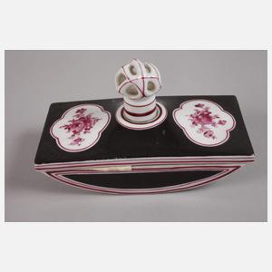 Nymphenburg Schreibzeug Purpurmalerei