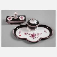 Nymphenburg Schreibzeug Purpurmalerei111