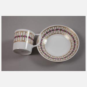 Nymphenburg drei Mokkatassen