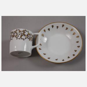 Nymphenburg drei Mokkatassen