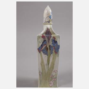 Rozenburg Deckelvase Schwertliliendekor