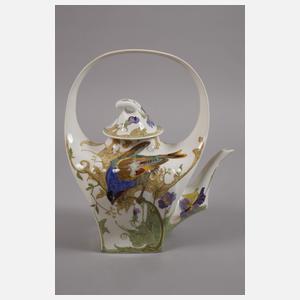 Rozenburg Schokoladenkanne Vogeldekor