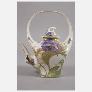 Rozenburg Schokoladenkanne Vogeldekor