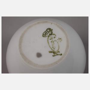 Schwarza-Saalbahn kleine Ei-Vase mit Raben