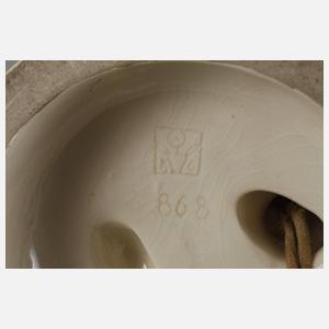 Wiener Keramik "Putto mit Trauben" als Lampenfuß