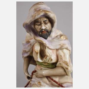 Amphora übergroße Figur kamelreitender Araber