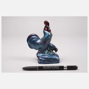 Zsolnay Pécs Ungarn Hahn mit Henne