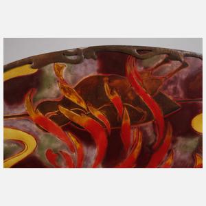 Große Wandfliese Jugendstil