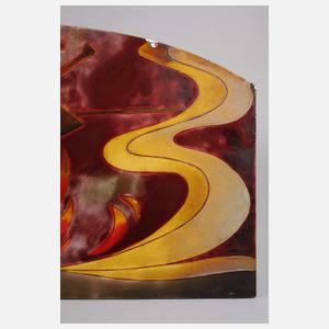 Große Wandfliese Jugendstil