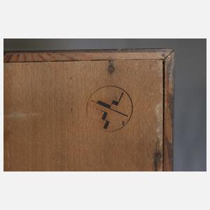 Erich Dieckmann attr., Schrank und Aufsatzvitrine