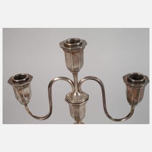 Silberleuchter Art déco