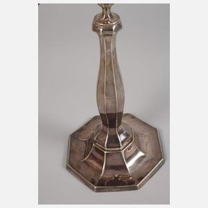 Silberleuchter Art déco