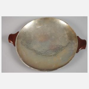 Ernst Treusch Große Silberschale Art déco