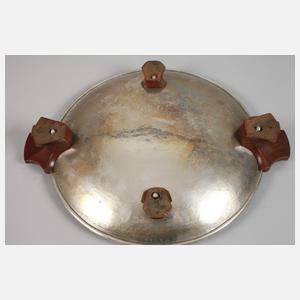 Ernst Treusch Große Silberschale Art déco
