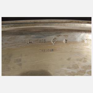 Ernst Treusch Große Silberschale Art déco