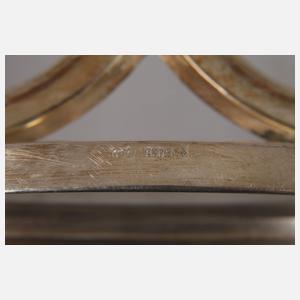 Paar Silberleuchter Art déco