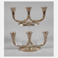 Paar Silberleuchter Art déco111