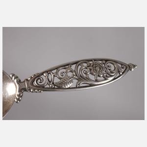 Silber Vorlegelöffel Art déco