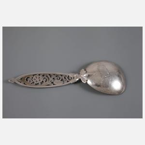 Silber Vorlegelöffel Art déco