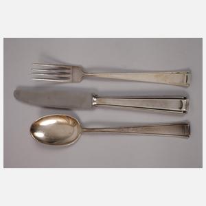 Silberbesteck Art déco