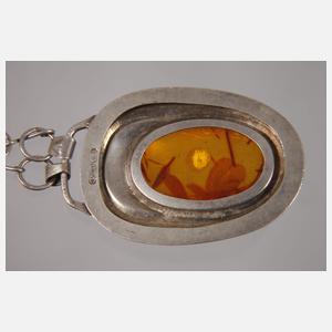 Collier mit Bernstein