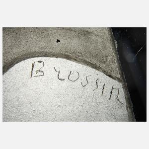 Glas Bildplatte Art déco